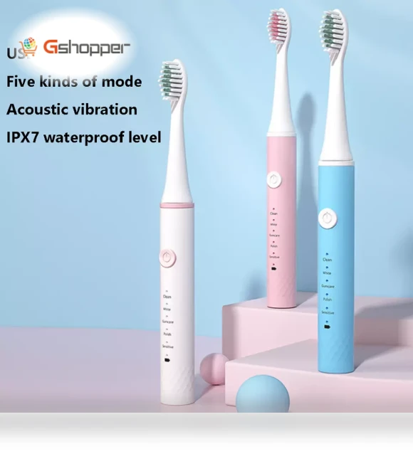 Smart Waterproof Electric Toothbrush for Adult Travelers — Travel Toothbrush Holders