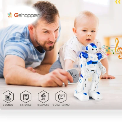 High Tech Artificial Intelligence Robot — Interactive Figures & Robots
