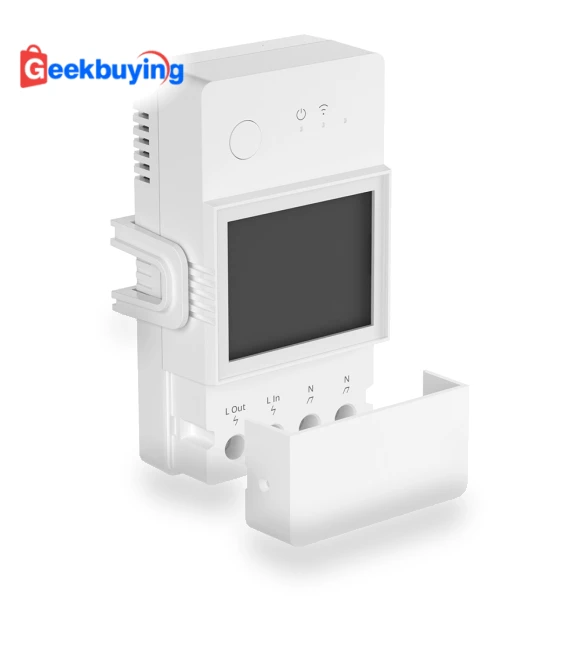 Smart Power Meter Switch with LCD Screen and App Control — Power Management, Sonoff