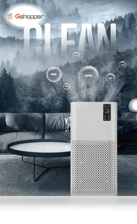 Intelligent Air Purifier with Negative Ion Technology — HEPA Air Purifiers