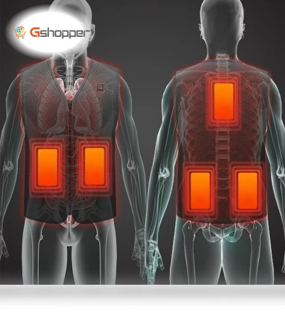 Smart Heating Vest with USB — Men's Vests