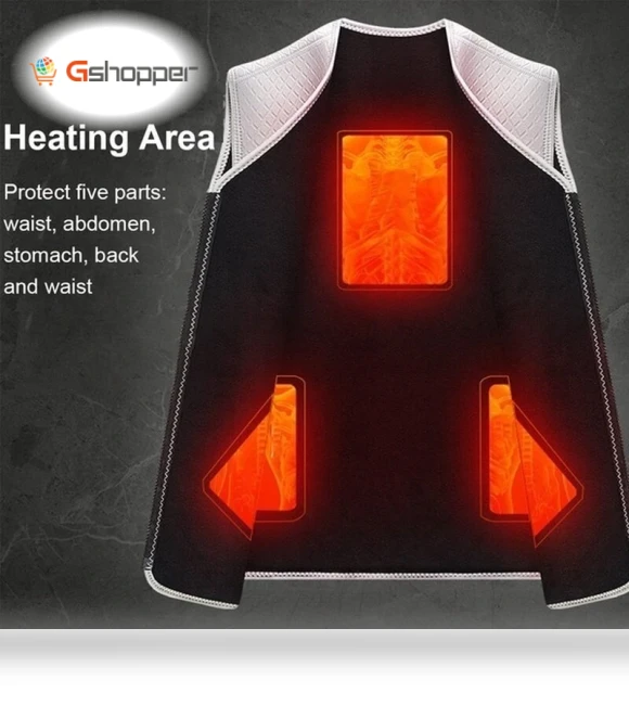 Smart Heating Vest with USB — Men's Vests