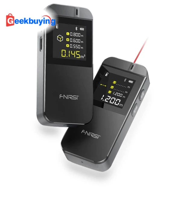 Smart Laser Rangefinder, Digital Distance Meter, 40M Measurement Range — Laser Distance Measuring Tools, FNIRSI