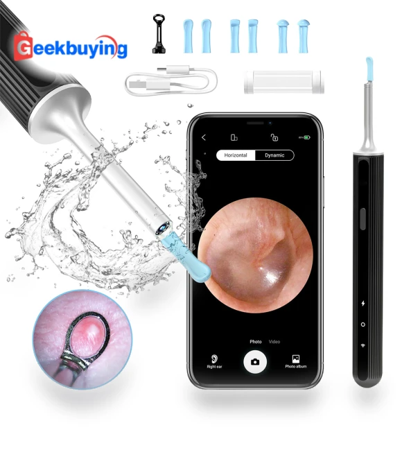 Smart Visual Ear Cleaner with HD Camera and WiFi — Blackhead & Blemish Removers, SUNUO