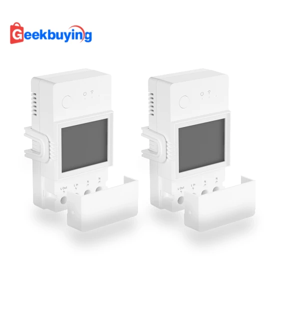 Smart Power Meter Switch with LCD Screen and App Control — Smart Home Modules, Sonoff