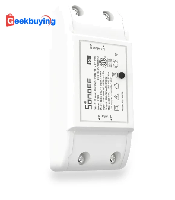WiFi Smart Switch with 433MHz RF Receiver — Dimmer Switches, Sonoff