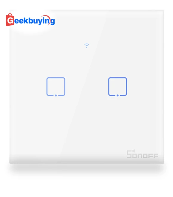 WIFI Wall Switch with RF Remote Control — Ceiling Fan Wall Controls, Sonoff