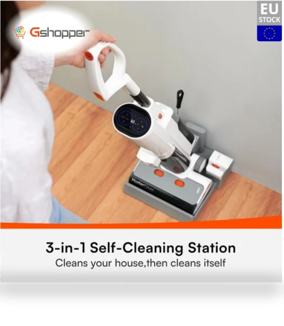Cordless Wet Dry Vacuum Cleaner, 15KPa Suction, 2L Water Tank, 45min Runtime — Smart Cleaning Robots, Ultenic