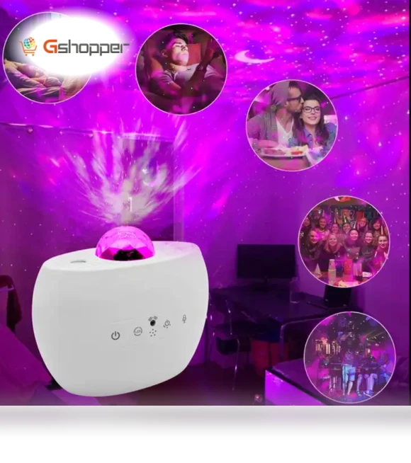 Smart Galaxy Projector Starry Light Lamp — Outdoor Light Projectors