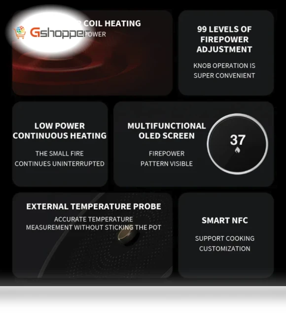 Induction Cooker with NFC and Smart Control — Electric Pressure Cookers, Xiaomi