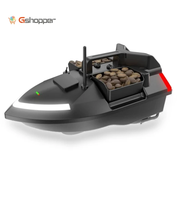 Intelligent 3 Hoppers Fixed-point Nesting RC Carp Fishing Bait Boat With Dual Motor — Downriggers, Flytec