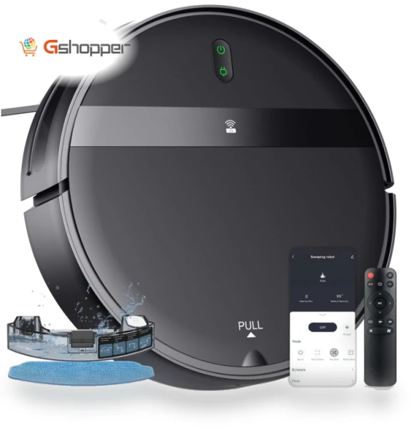 Robot Vacuum and Mop Combo, WiFi/Alexa/App, 2 in 1 Mopping Robot Vacuum Cleaner — Smart Cleaning Robots, onson
