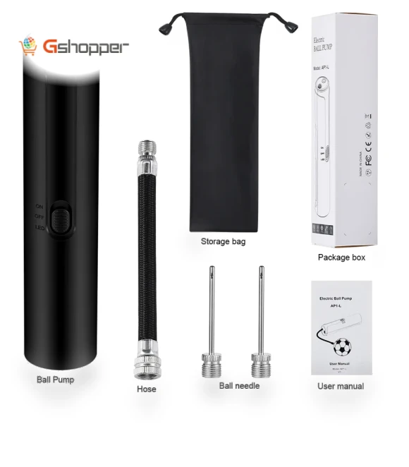 Portable Intelligent Cordless Motorized Inflator for Sports Equipment — Inflation Devices