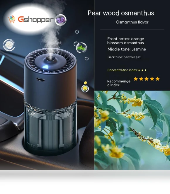 Smart Car Aroma Diffuser and Air Purifier — Car Air Fresheners