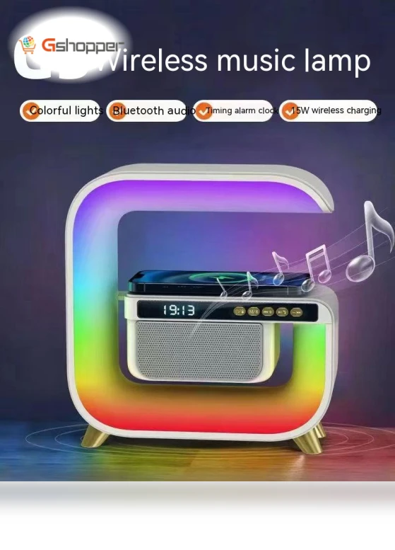 Big G Smart Stage Light Bluetooth Speaker with Colorful Atmosphere Light — Portable Audio Solutions