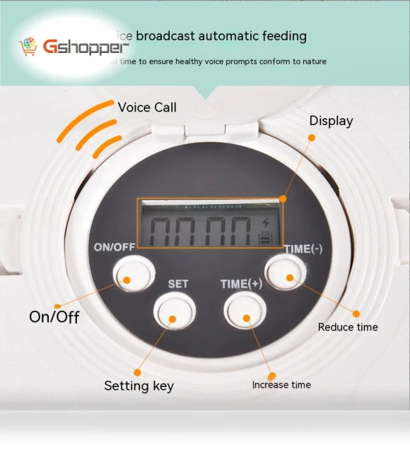 Six-hole Pet Smart Feeder Timed Quantitative Automatic Feeder — Automatic Feeders