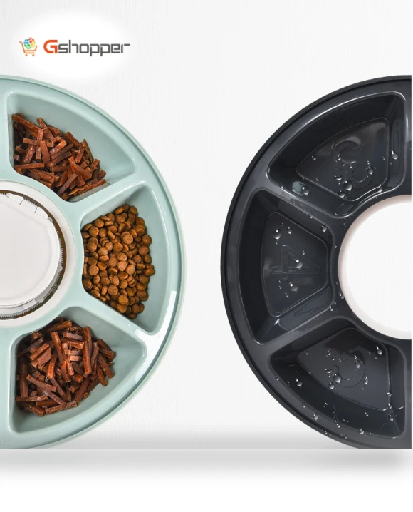 Six-hole Pet Smart Feeder Timed Quantitative Automatic Feeder — Automatic Feeders