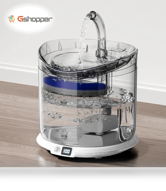 Wireless Charging Automatic Cat Water Dispenser with Filtration — Fountains