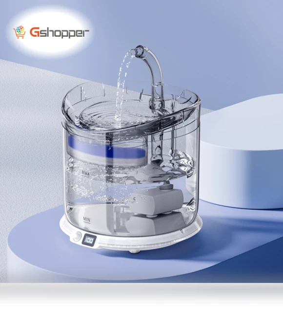 Wireless Charging Automatic Cat Water Dispenser with Filtration — Fountains