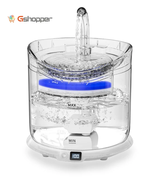 Wireless Charging Automatic Cat Water Dispenser with Filtration — Fountains