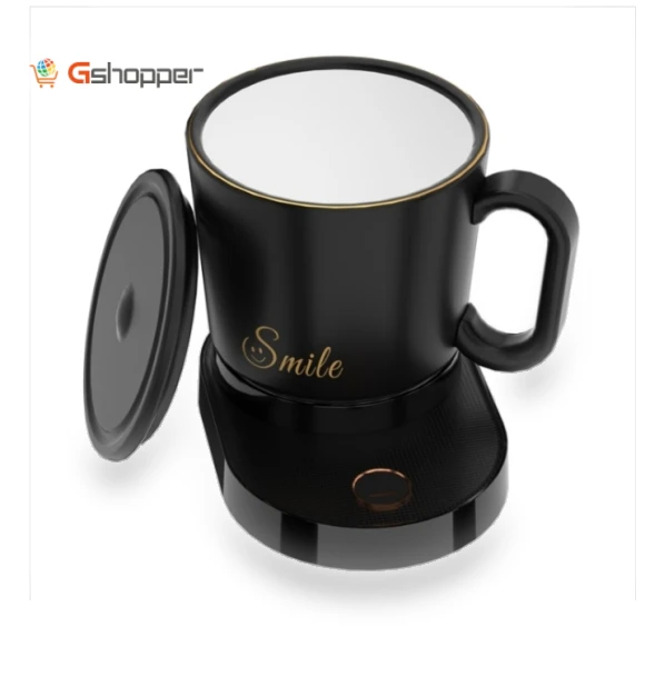 Wireless Charger Smart Stirring Mug - Automatic Self-Stirring Coffee Mug — Beverage Warmers