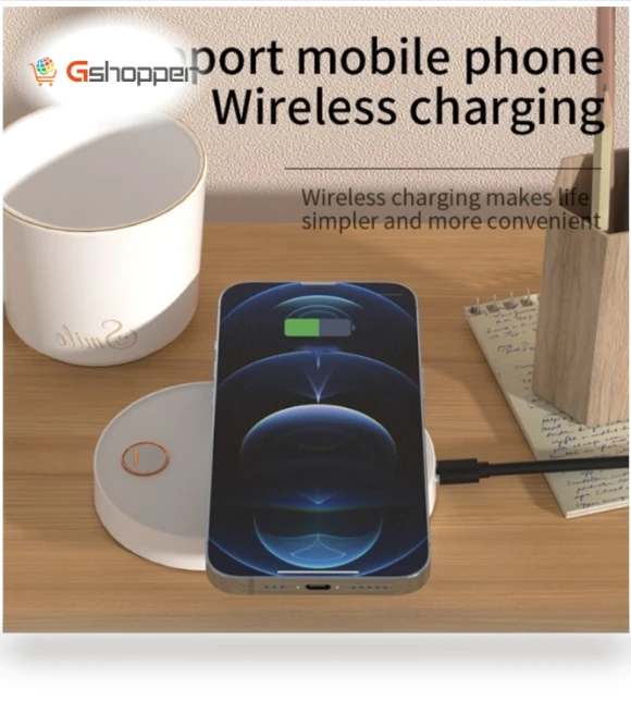 Wireless Charger Smart Stirring Mug - Automatic Self-Stirring Coffee Mug — Beverage Warmers