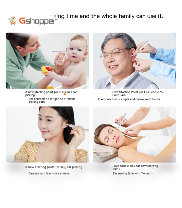 Smart Visual Ear Scoop Endoscope with WiFi — Otoscopes