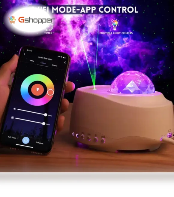 Smart WiFi Nebula Sky Star Night Light Galaxy Projector — Outdoor Light Projectors