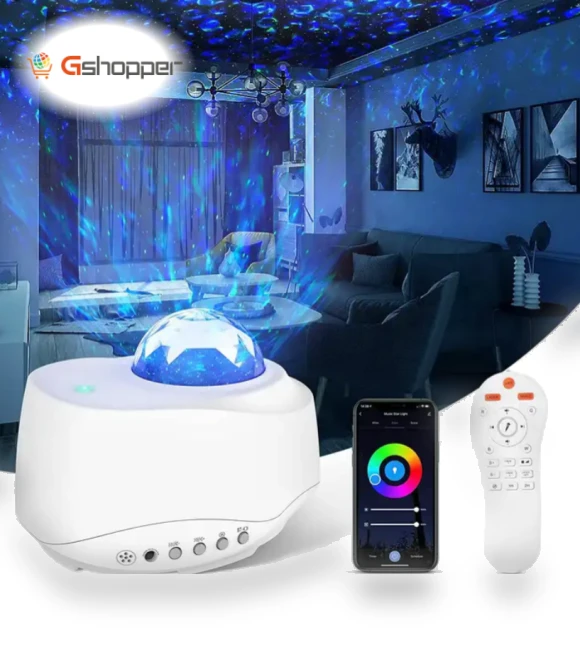 Smart WiFi Nebula Sky Star Night Light Galaxy Projector — Outdoor Light Projectors