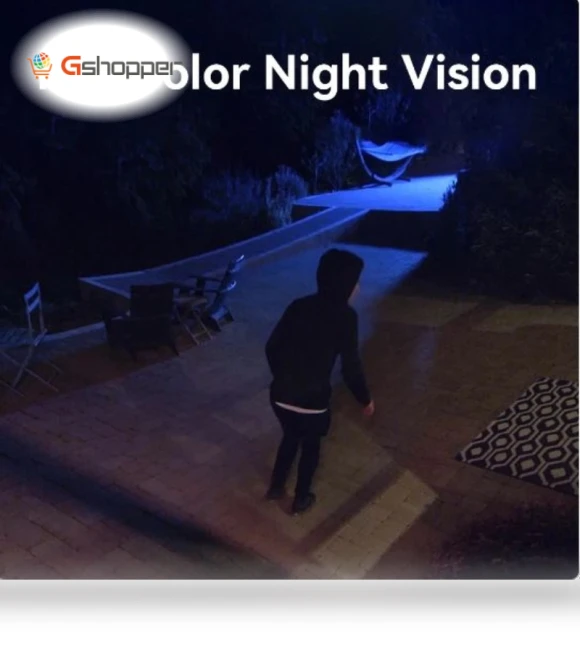 Solar Panel Outdoor Spotlight 4MP HD IP Video Surveillance Webcam — Security Cameras, IMILAB