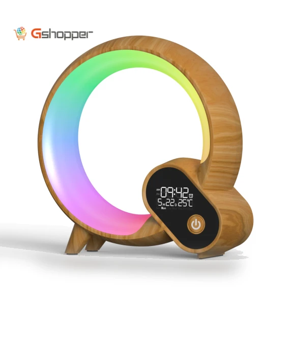 Ambient Light Simulation Sunrise Digital Alarm Clock with Bluetooth Audio — Alarms & Clocks