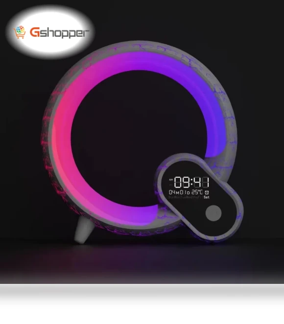 Ambient Light Simulation Sunrise Digital Alarm Clock with Bluetooth Audio — Alarms & Clocks