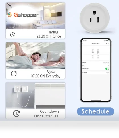 Smart WiFi Plug with Remote Control — Smart Home Modules, Tuya