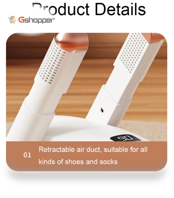 Portable Shoe Dryer with UV Light for Bacteria Deodorizing — Shoe Dryers, IntelliDry