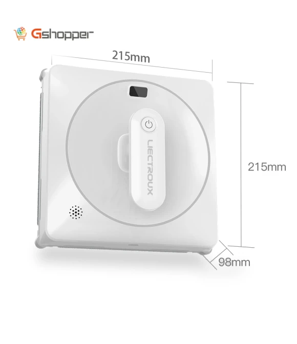 Window Cleaning Robot, 2500Pa Suction, Single Side Water Spraying, 70ml Water Tank — Smart Cleaning Robots, Liectroux
