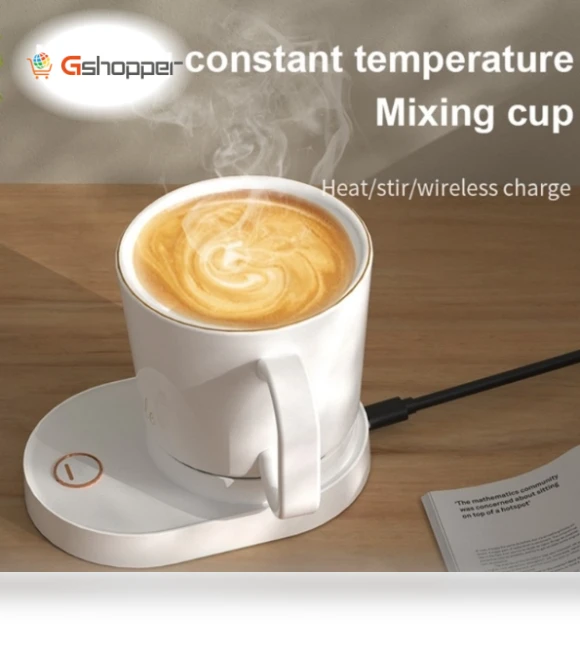 Desktop Phone Wireless Charger Smart Stirring Cup — Beverage Warmers, IDZ011
