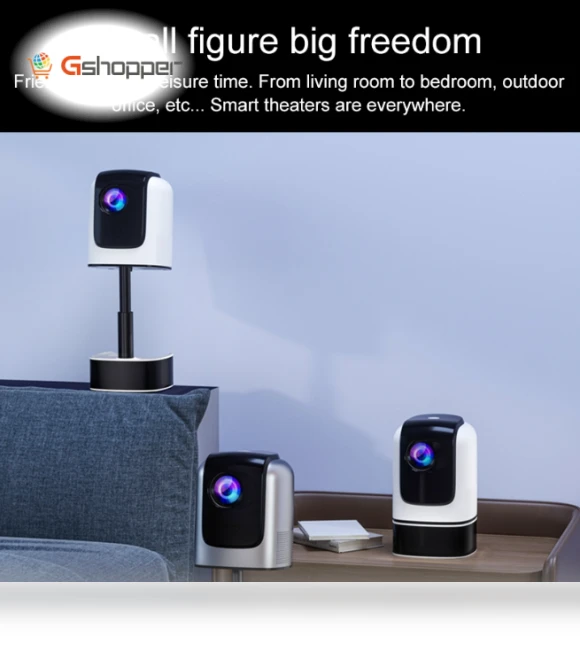 1080P Android HD All-in-One Lifting Smart Projector — Home Theater Projectors, HYTOBP