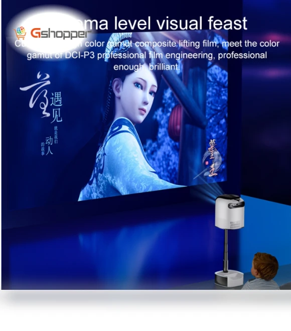 1080P Android HD All-in-One Lifting Smart Projector — Home Theater Projectors, HYTOBP