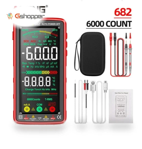 Smart VA Reverse Multimeter AC/DC Ammeter Voltage Tester — Electrical Testers, ANENG