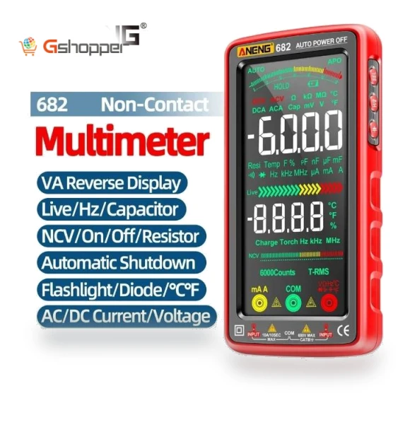 Smart VA Reverse Multimeter AC/DC Ammeter Voltage Tester — Electrical Testers, ANENG