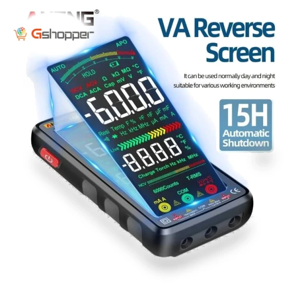 Smart VA Reverse Multimeter AC/DC Ammeter Voltage Tester — Electrical Testers, ANENG
