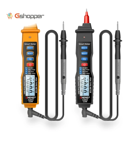 Digital Pen Multimeter 4000 Counts Smart Meter with NCV AC/DC Voltage Resistance Capacitance Testers — Electrical Testers, ANENG