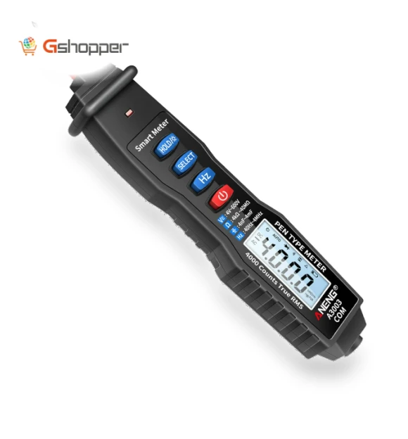 Digital Pen Multimeter 4000 Counts Smart Meter with NCV AC/DC Voltage Resistance Capacitance Testers — Electrical Testers, ANENG