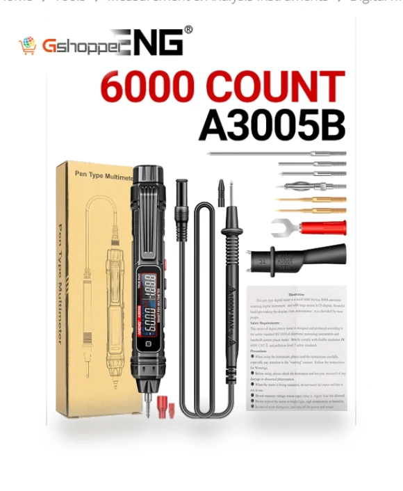 Digital Multimeter Smart Pen Type Multi-Functional Tester — Electrical Testers, ANENG