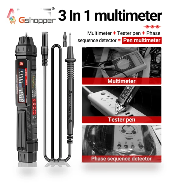 Digital Multimeter Smart Pen Type Multi-Functional Tester — Electrical Testers, ANENG
