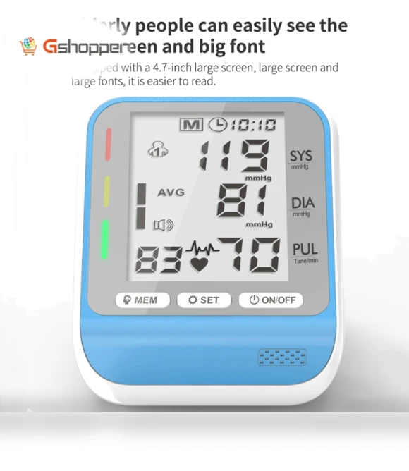 Automatic Electronic Blood Pressure Monitor Wrist Type — Blood Pressure Monitors