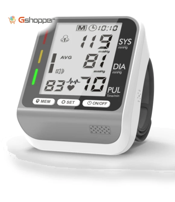 Automatic Electronic Sphygmomanometer Smart Wrist Blood Pressure Meter — Blood Pressure Monitors
