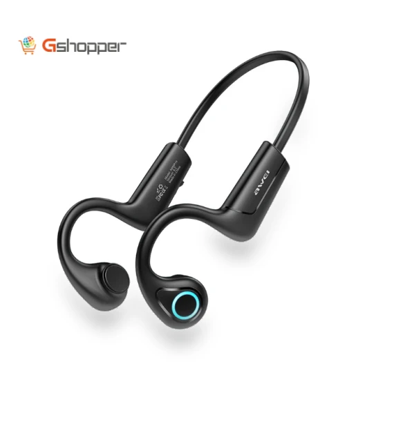 Air Conduction Earphone Bluetooth 5.2 HiFi Sound IPX4 Waterproof — Bluetooth Headsets, AWEI