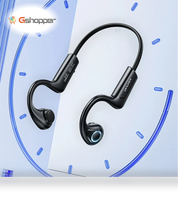 Air Conduction Earphone Bluetooth 5.2 HiFi Sound IPX4 Waterproof — Bluetooth Headsets, AWEI