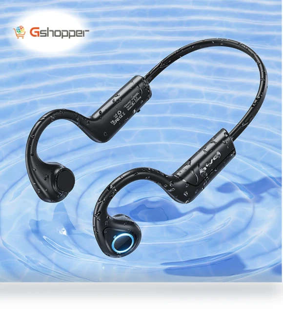 Air Conduction Earphone Bluetooth 5.2 HiFi Sound IPX4 Waterproof — Bluetooth Headsets, AWEI